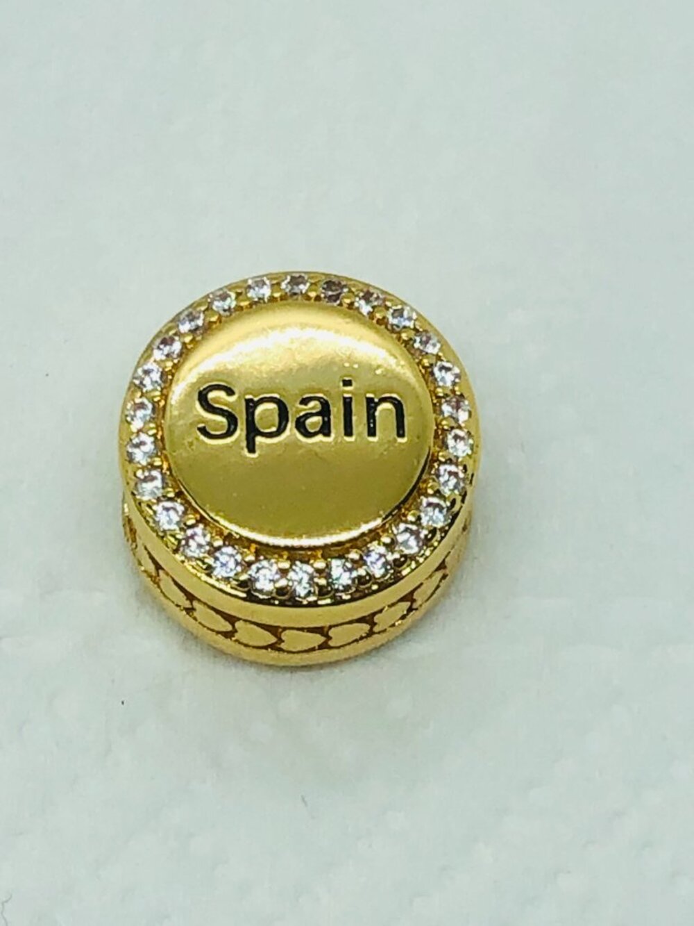 ✨ ✨Pandora Spain Flag BEAD Charm S925 Sterling Silver Jewelry with Gift Box - Picture 2 of 3